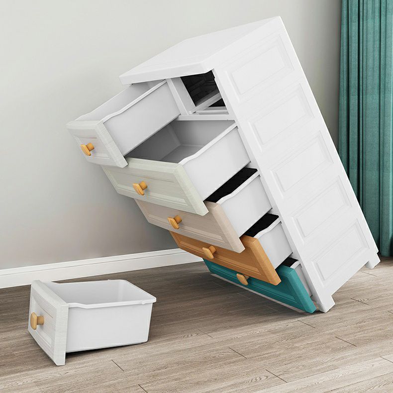 Non-Hanging Armoire with Legs Modern Storage Cabinet with Drawer