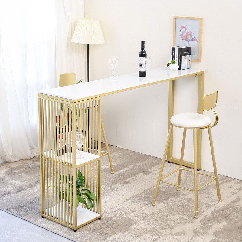 1/2/3 Pieces Bar Stool and Table Set Rectangular Bar Table Set