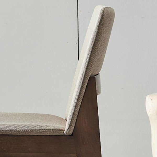 Dining Room Industrial Chair Upholstered Armless Dining Chairs