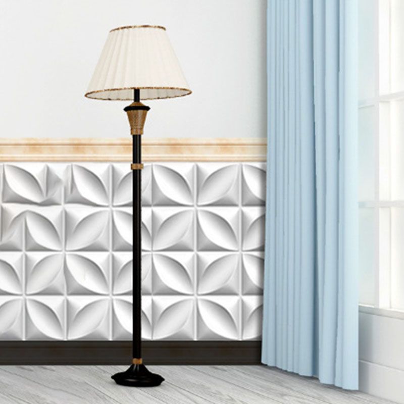 Square Interior Wall Paneling Peel and Stick Texture Effect Wall Paneling
