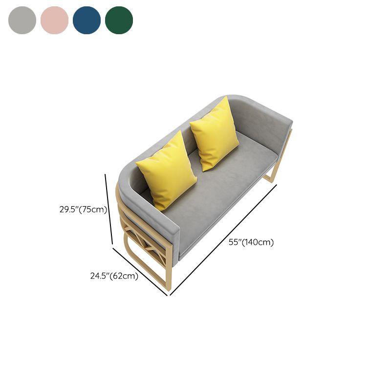 Solid Color Sofa Stain Resistant Tight Seat Modern Sofa for Bonus Room