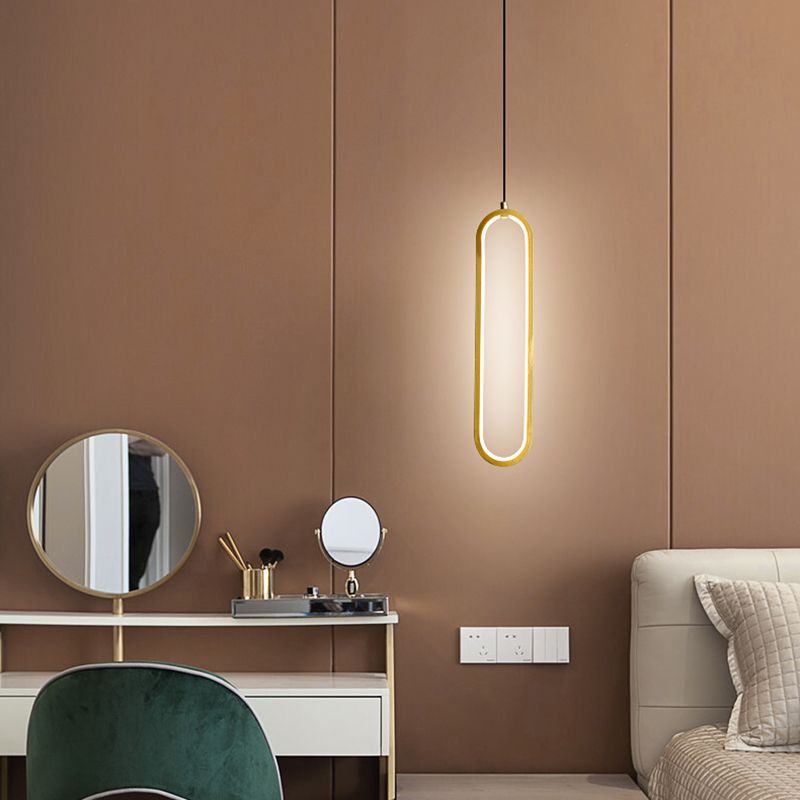 Lampada a led a led moderna a led Iron Iron Light Linea Linea con tonalità silicone