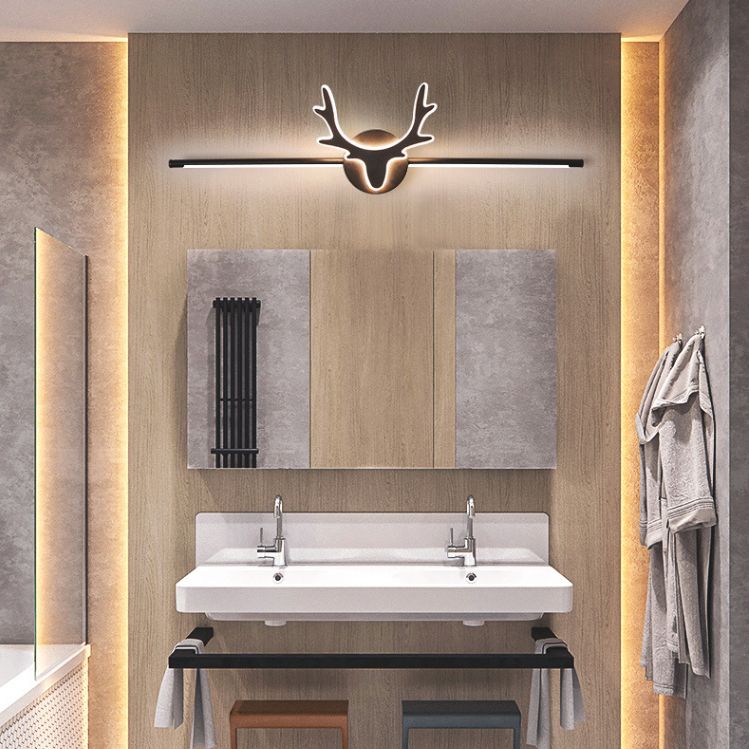 Antlers LED Mirror Front Light Modern Simple Vanity Light with Acrylic Shade for Bathroom