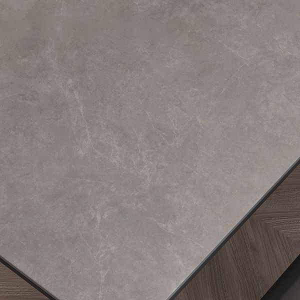 Modern Style Dining Table Sintered Stone Rectangle Table for Home