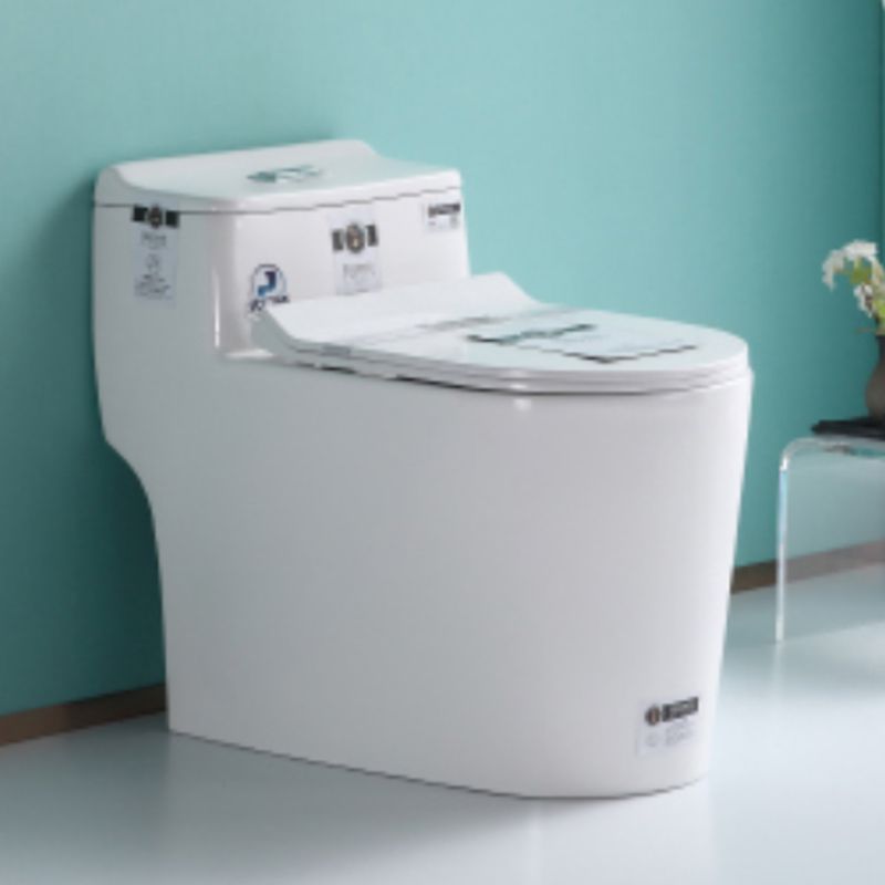 Modern Ceramic White Flush Toilet Floor Mounted Urine Toilet for Bathroom