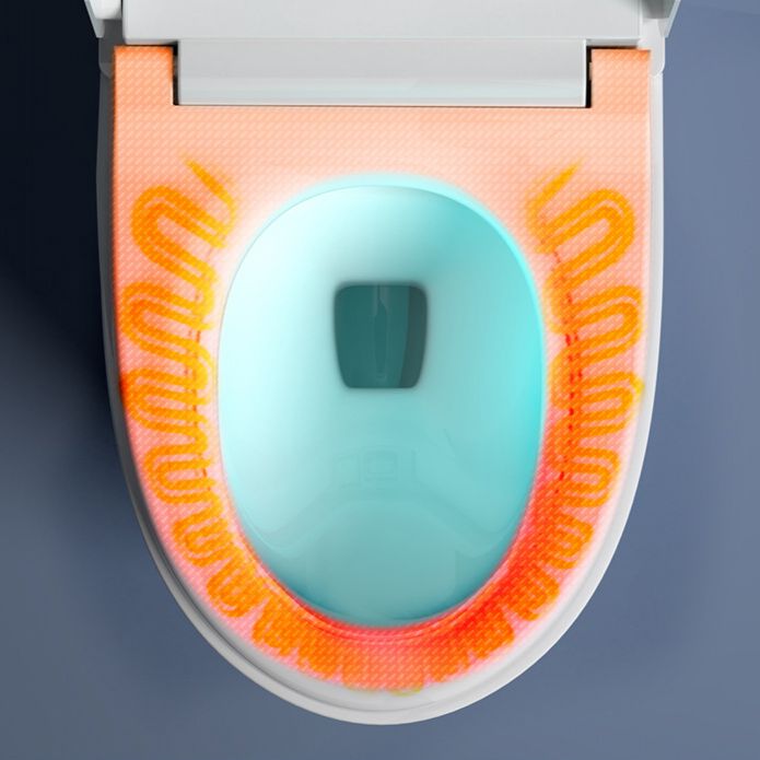 Modern One Piece Toilet Concealed Tank Toilet Bowl for Washroom
