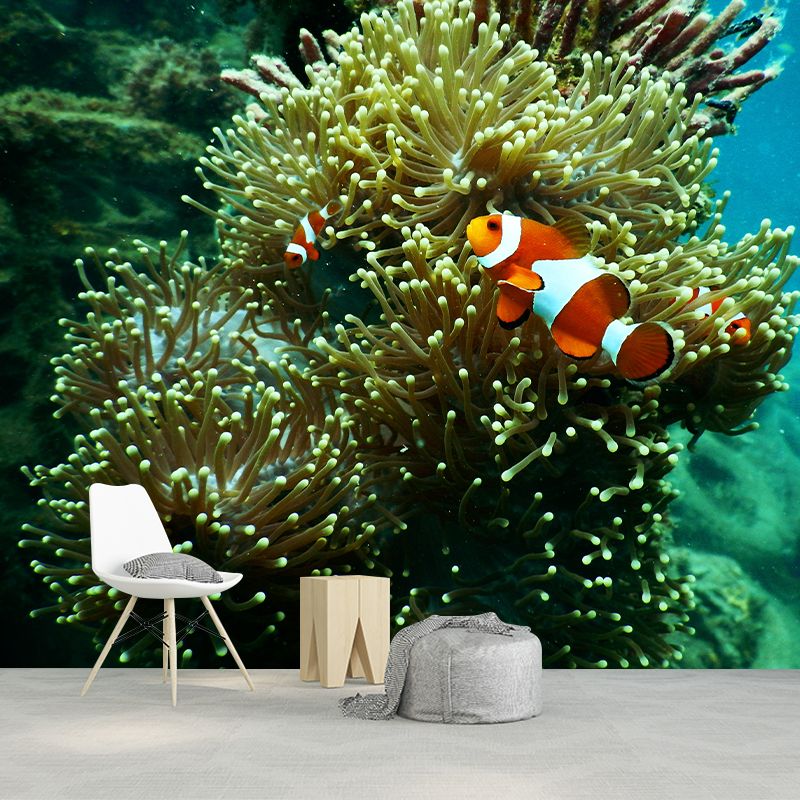 Environmental Photography Wallpaper Underwater Sitting Room Wallpaper