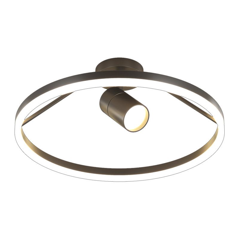 1 Spotlight LED Flush Luces de techo de techo de hierro forjado Montaje al ras para el dormitorio