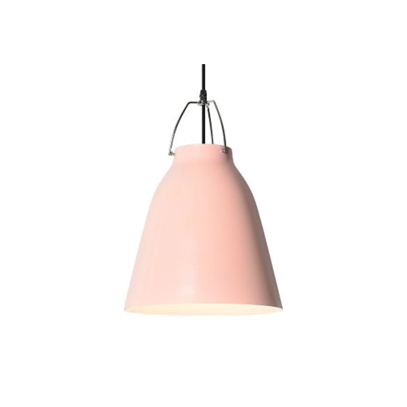 Bonbonfarbener Eimer Hanging Light 1 helles Macaron Aluminium Pedant Hell in dunkelblau/hellblau/rosa für Büroküche