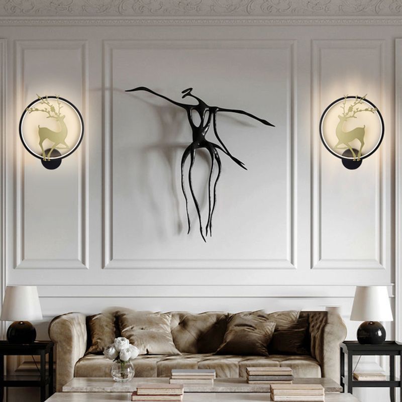 Kids Style Unique Shape Wall Light Metal 1 Light Wall Mounted Light Fixture