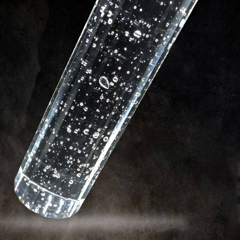 Sombra lineal de 1 luces mate de pared moderno espejo de cristal espejo de la pared lámpara de montaje en plata