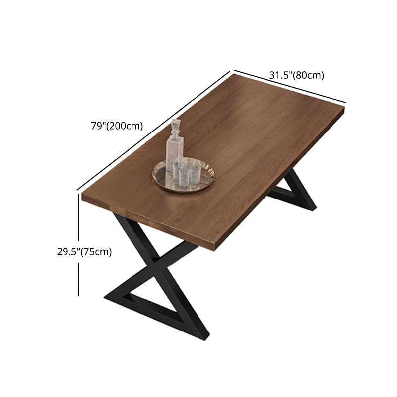 1/3/4/5 Pcs Metal Industrial Dining Set with Rectangle Table Dinette Set with Wooden Bench