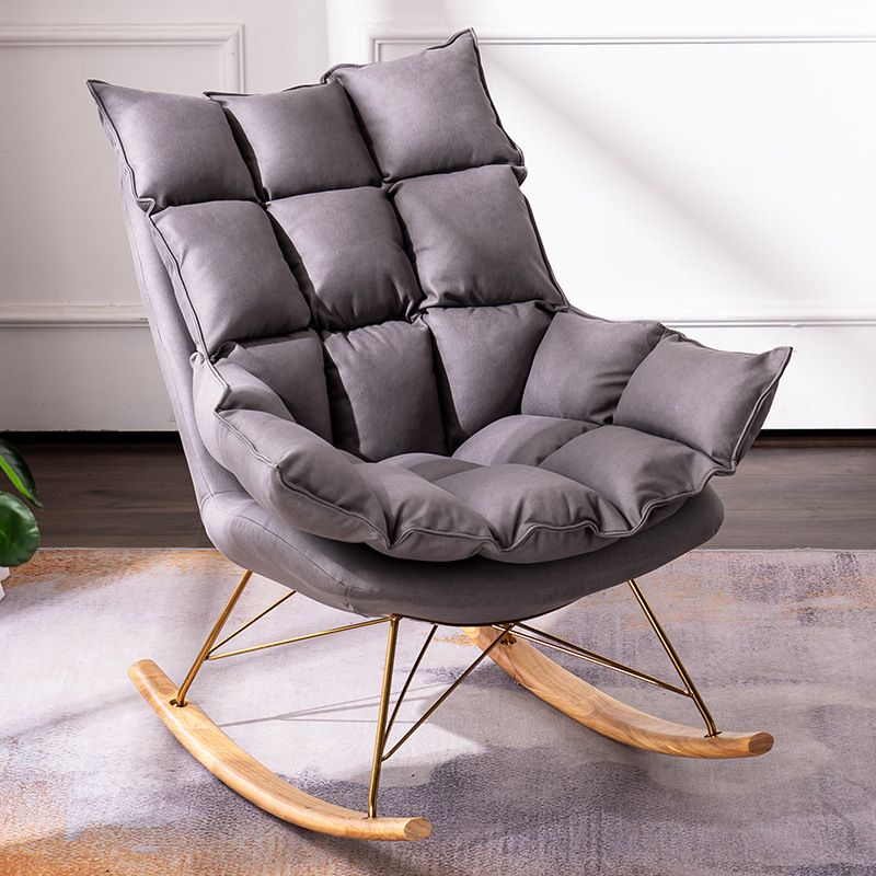 Single Lazy Sofa Rocking Chair Indoor Rocking Chair for Bedroom