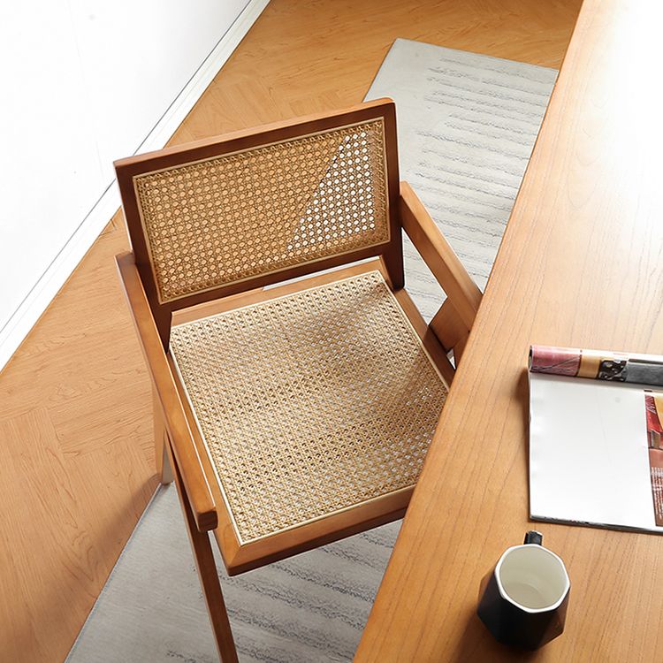 Modern Natural Dining Set 1/2/3/5 Pieces Rectangle Indoor Solid Wood Dinette Set