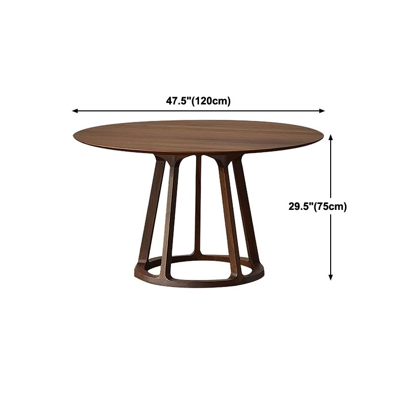 Pine Solid Wood Dining Table Modern Solid Wood Pedestal Dining Table