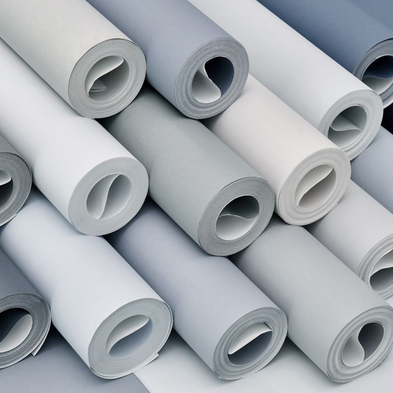 Wallpaper Roll Pure Color Patterned Multi-Colored Non-Woven Texture Wall Covering