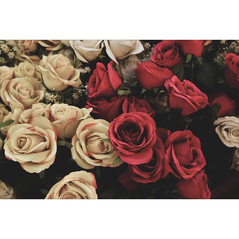 Environmental Wall Mural Wallpaper Beautiful Roses Living Room Wall Mural