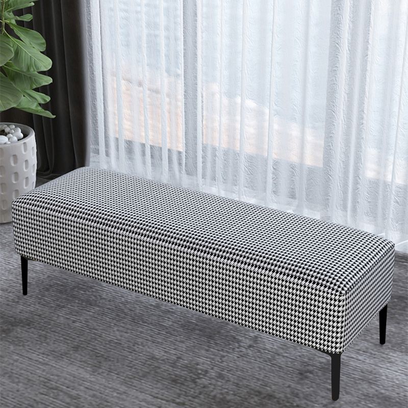 Modern Bedroom Bench Solid Wood Seating Bench with Upholstered