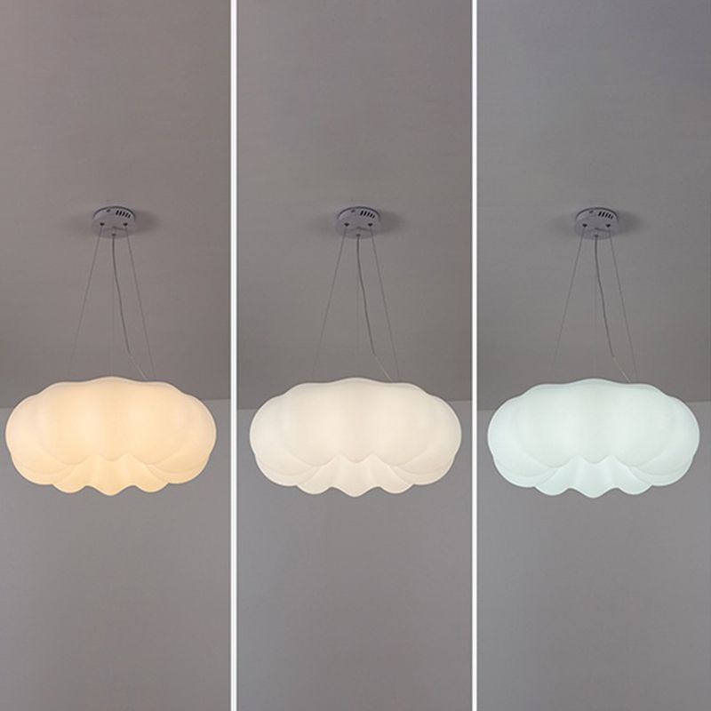 Nordic Minimalist Cloud Chandelier Lamp Resin Hanging Pendant Lights for Living Room