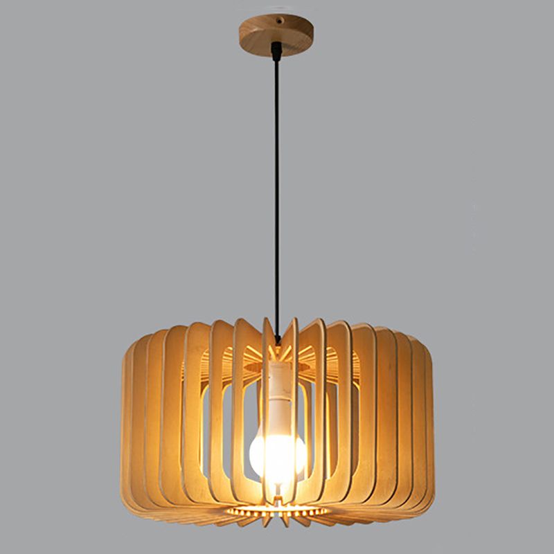 Houthangende hanglamp Lichte Noordse stijl plafond hanglamp voor eetkamer