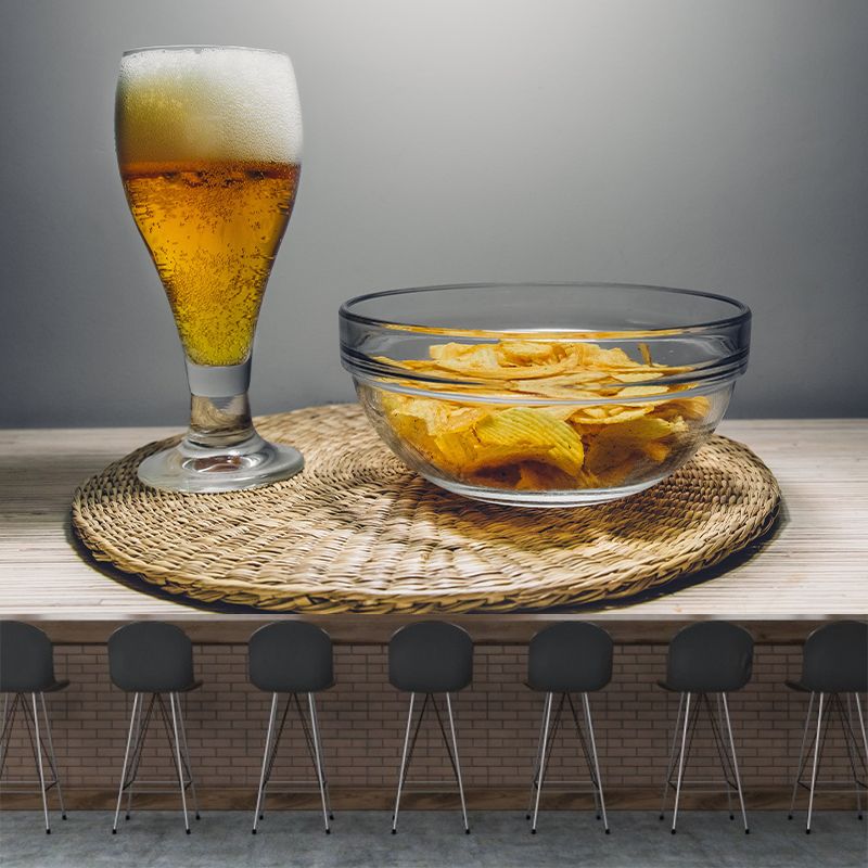 Brewage Wine Bar Decorative Painting Waterproofing Wall Art, Personalized Size