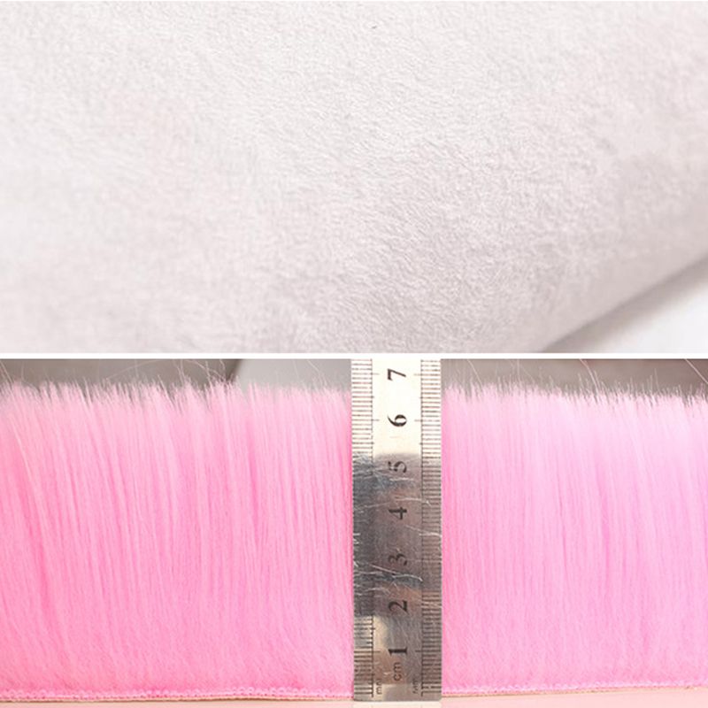 Netter mehrfarbiger Teppich flauschiger Teppichmaschine waschbarer Haustier-freundlicher Nicht-Schlupf-Teppich für Mädchenzimmer