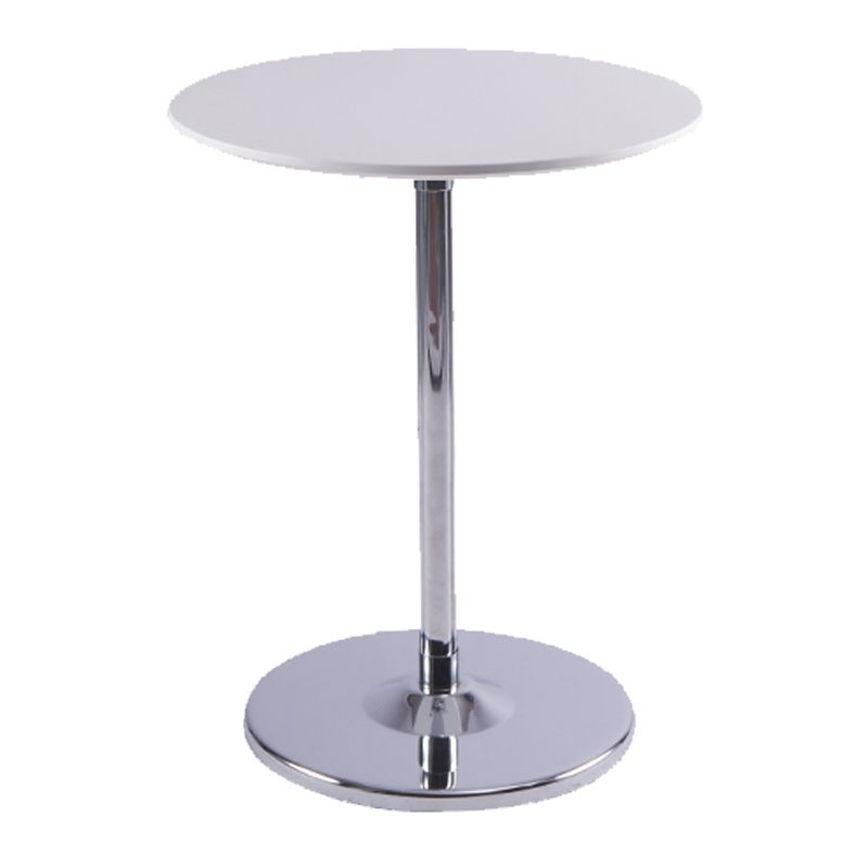 Contemporary Pedestal End Table Round Side End Table for Living Room