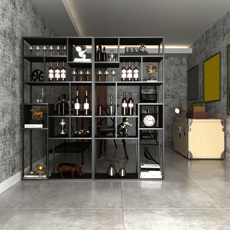 Industrial Antique Finish Shelf Bookcase Etagere Metal Bookshelf