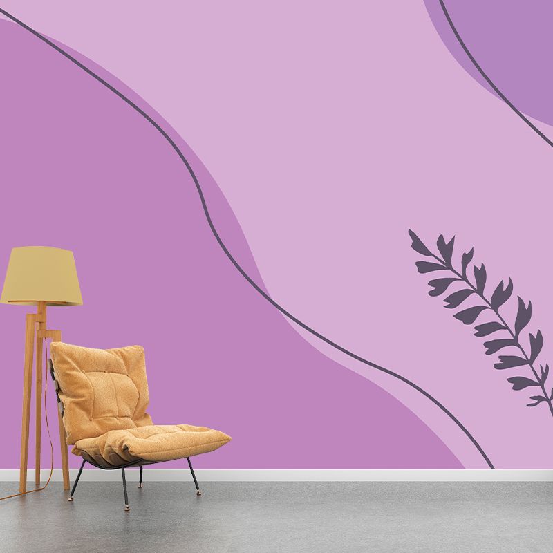 Mural Wallpaper Minimalism Illustration Environment Friendly Bedroom Wall Mural