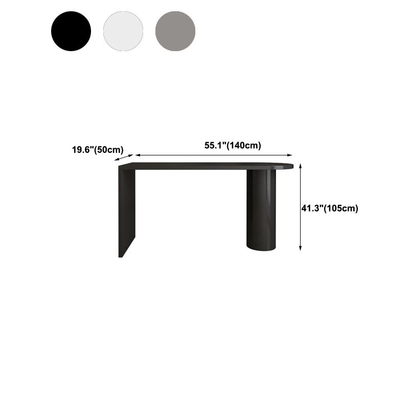 Modern Bar Table Rectangle Solid Wood Dining Table for Kitchen Living Room Coffee Room