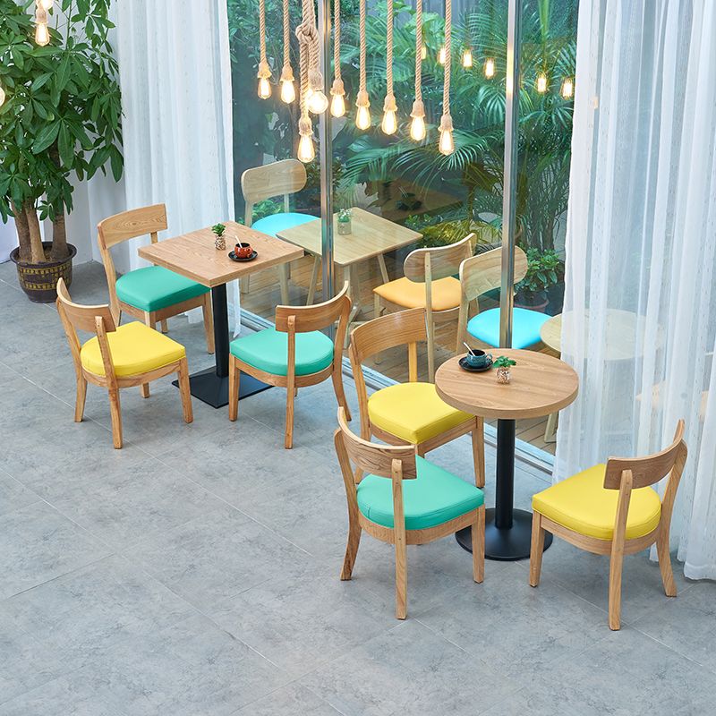 Industrial Style Dining Room Table Metal Base Table for Home Kitchen Dinner