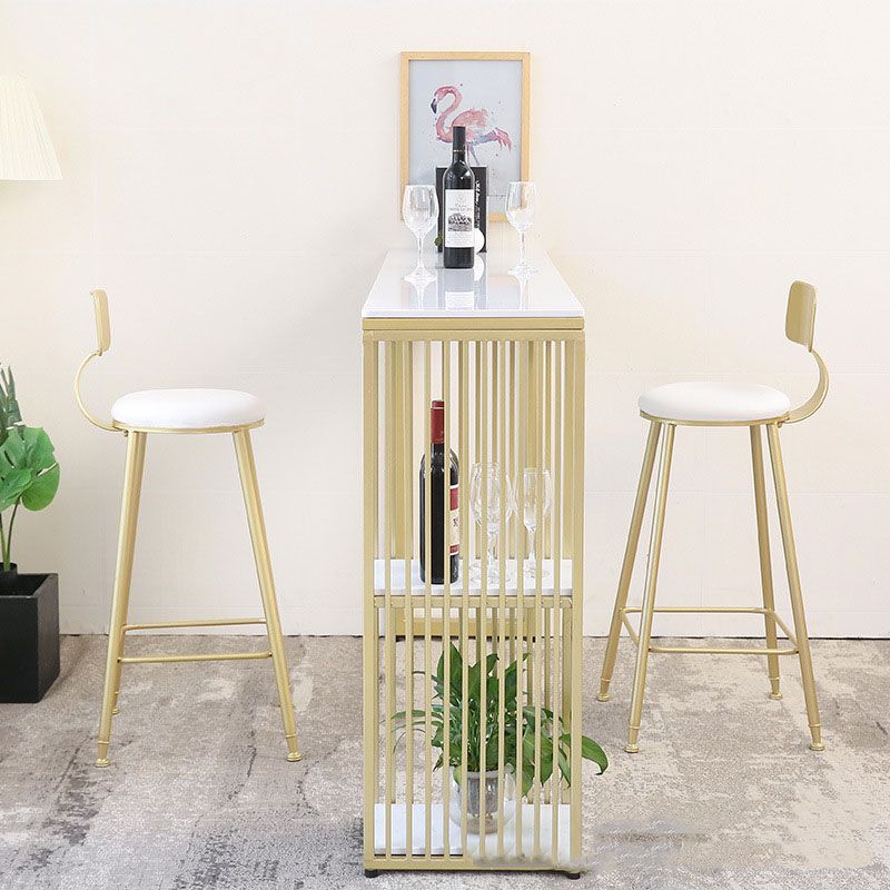 1/2/3 Pieces Bar Stool and Table Set Rectangular Bar Table Set