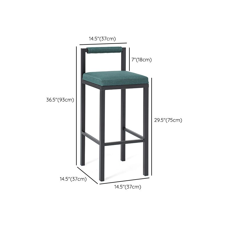 1/7 Pieces Counter Height Set Rectangular Industrial Bar Stool and Table Set