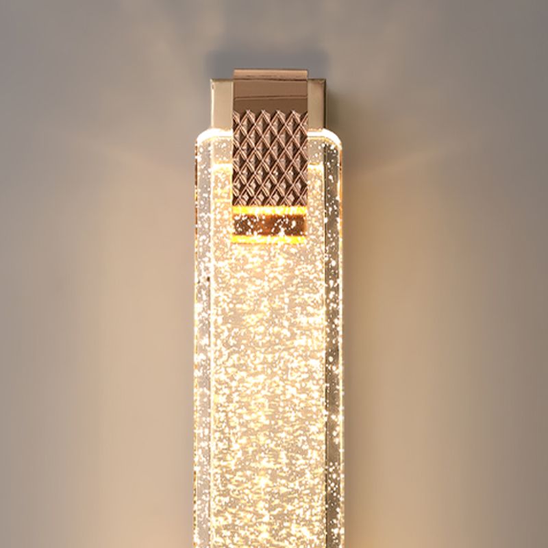 Modern Sconce Light Fixture Crystal Shade Wall Sconce Lighting for Bedroom