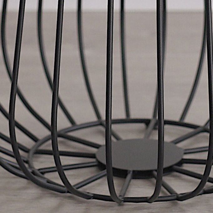 Iron Round Coffee Table Mid-Century Modern Frame Coffee Cocktail Table