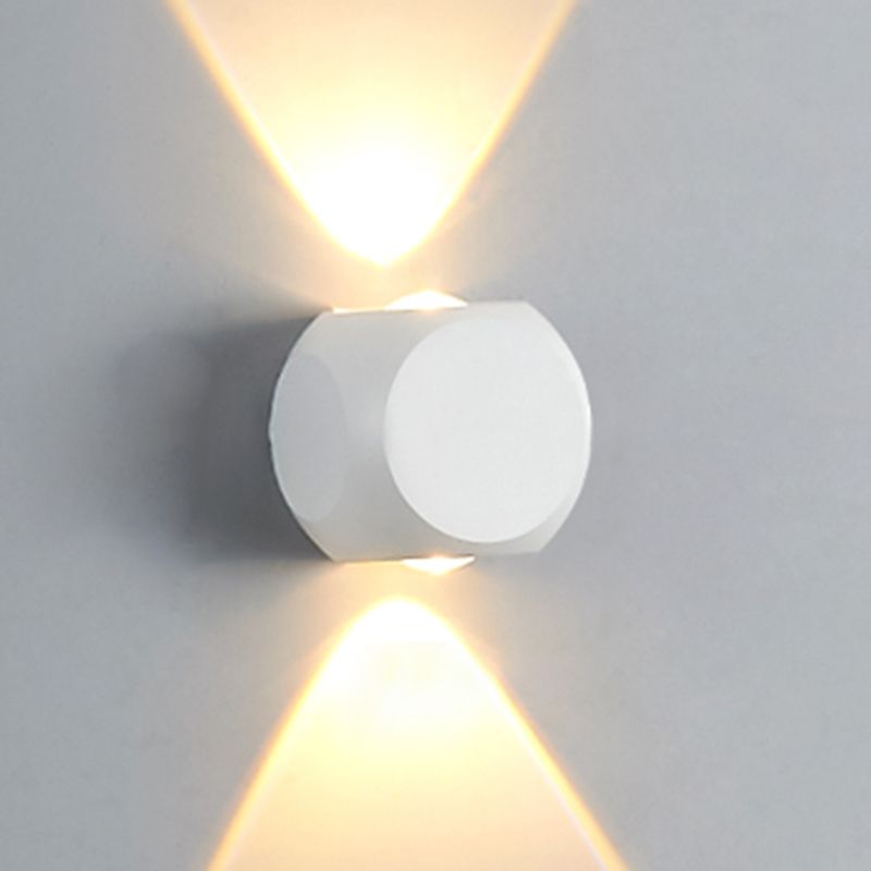 Multi Lights Metal Wall Light Modern Style Round Shape Wall Mount Light Fixture