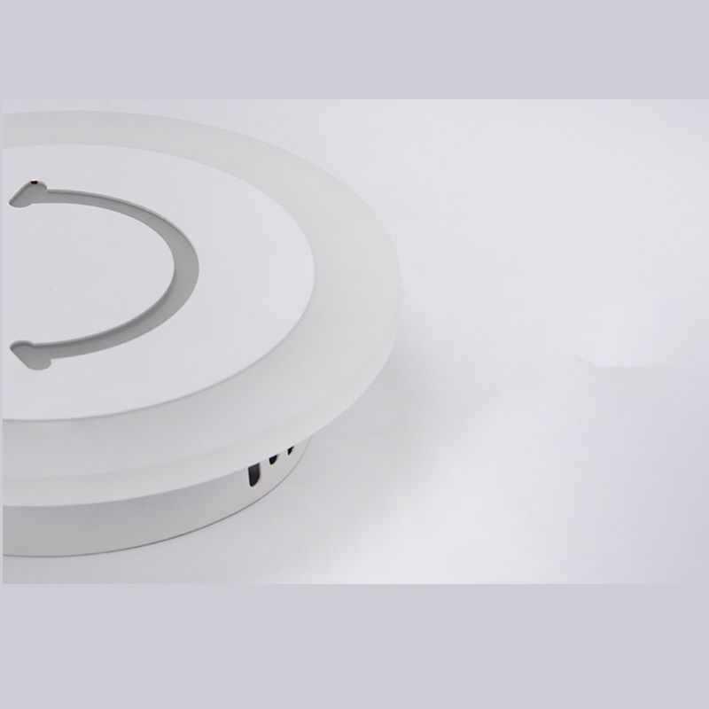 Smile Face Acrylic Wall Sconce Lighting Simplicity LED White Wall Lighting Fixture