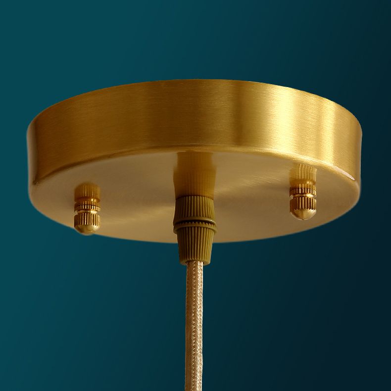 Glaswolkenschatten Hängende Lichter moderner Stil 1 Kopfhänge -Halterung für Schlafzimmer