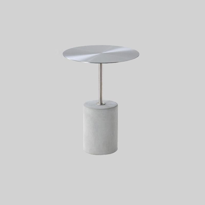 Nordic Style Cocktail Table Stainless Steel Table Round Coffee Table
