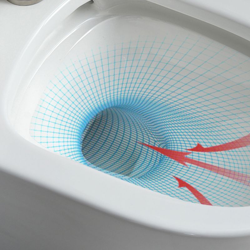 Modern 1-Piece Flush Toilet Floor Mount Urine Toilet for Washroom