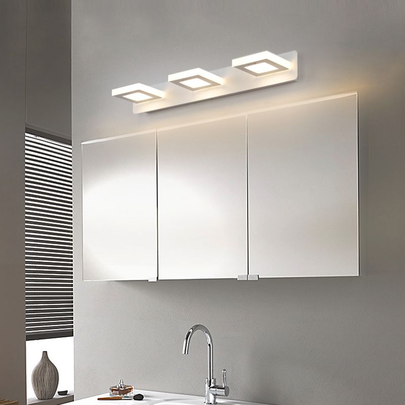 Lumo moderno a specchio a più head Stile moderno semplice lampada da toeletta per il bagno