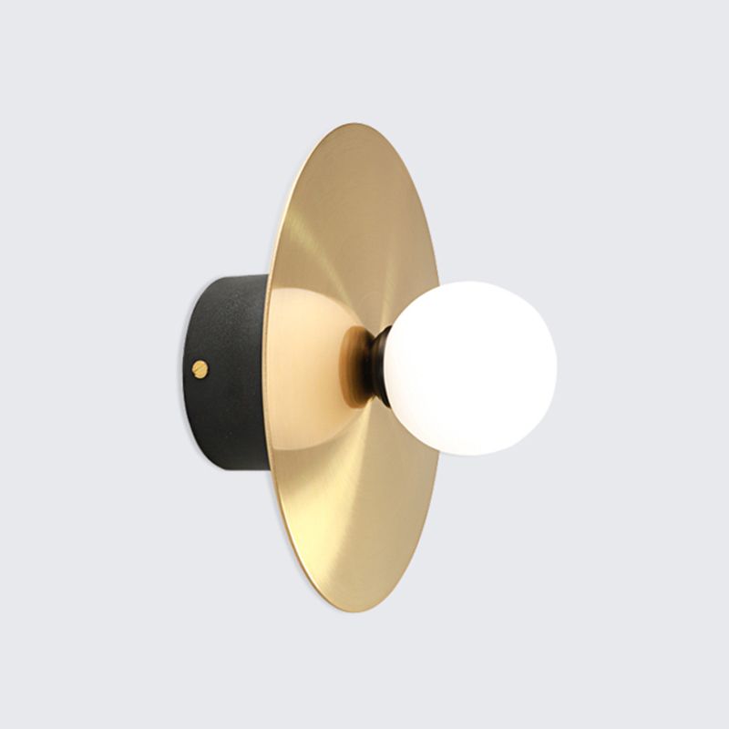 Lampada da parete in vetro modernista in vetro da parete a 1 luce SCONCE LUCE per soggiorno