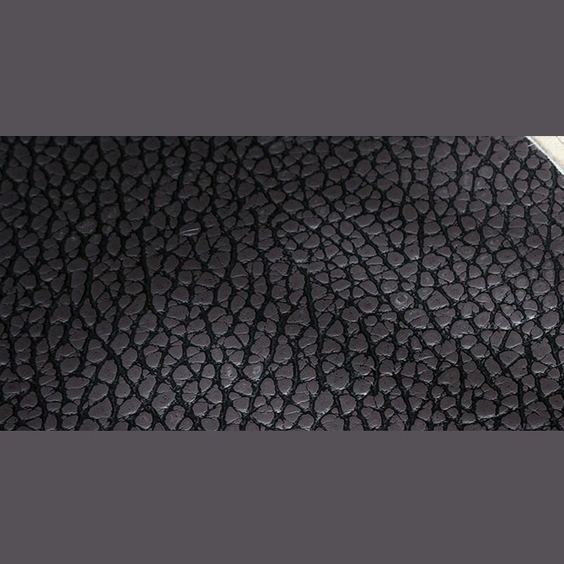 Creative Round Area Rug Geometric Print Splicing Carpet Handmade Cowhide Rug for Living Room