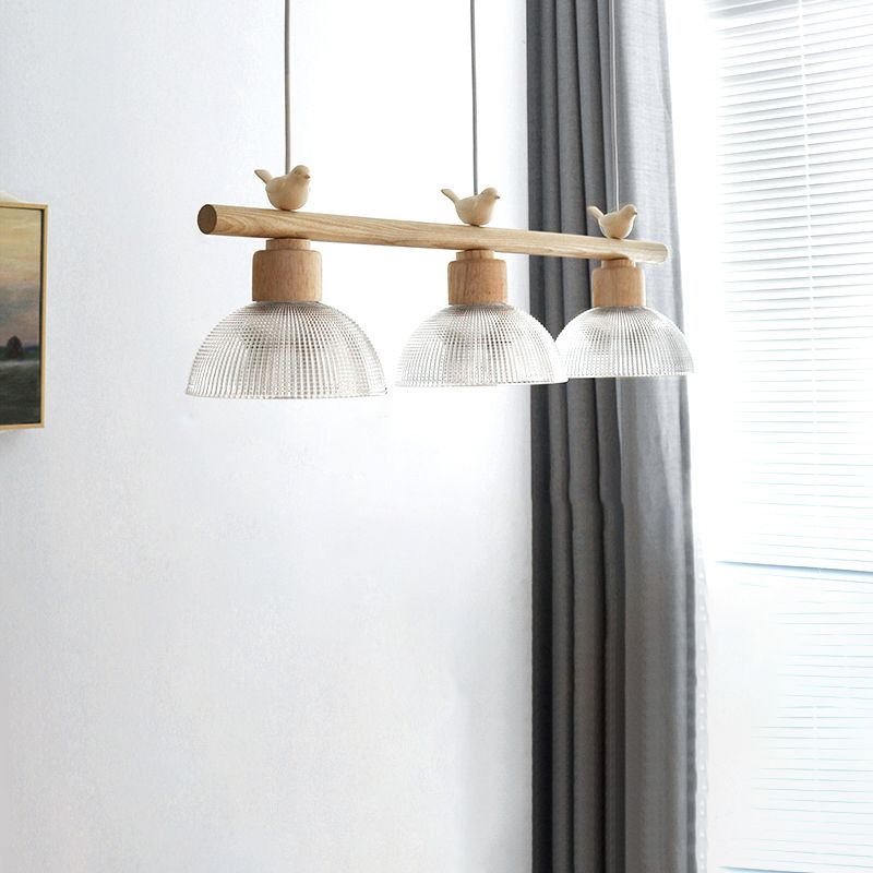 Ombre de bol de style moderne suspendu 3 pendentif léger pour salle à manger