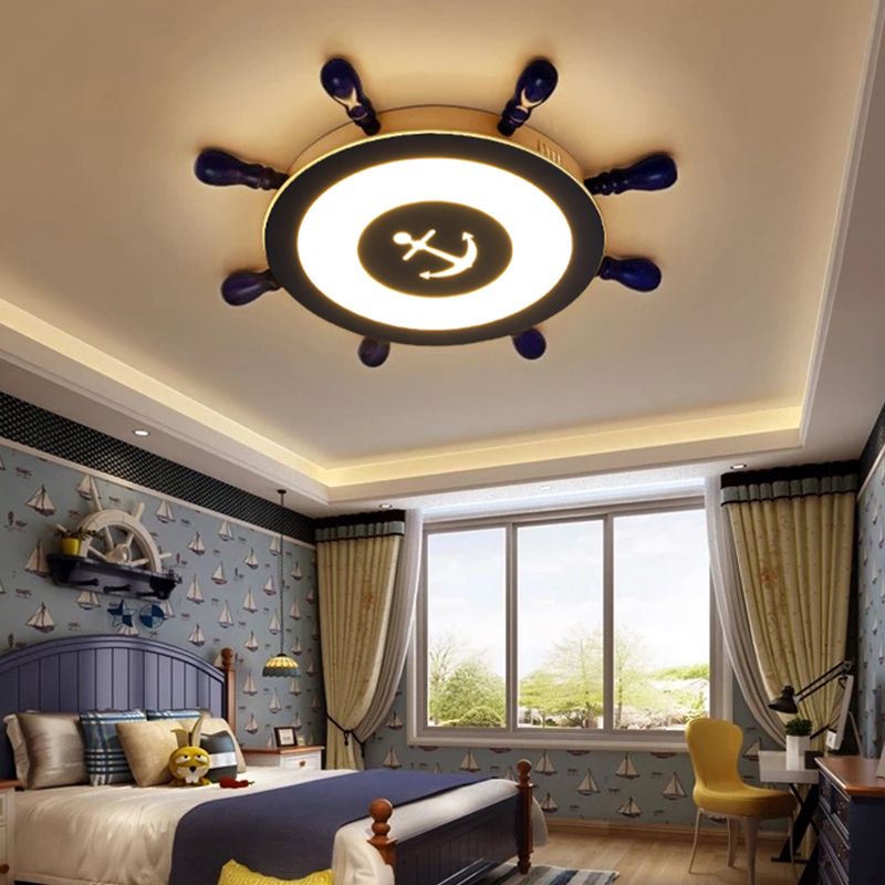 Fourrages Fourrages à l'aide d'une serrure Éclairage de la lumière rouge contemporain Cébullition de la lumière Fixture du plafond pour la chambre enfant