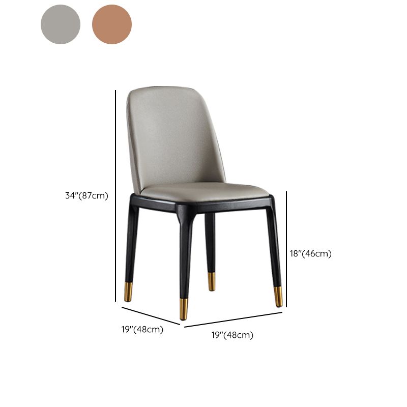 Parsons Upholstered Dining Chair Industrial Home Dining Room Chair