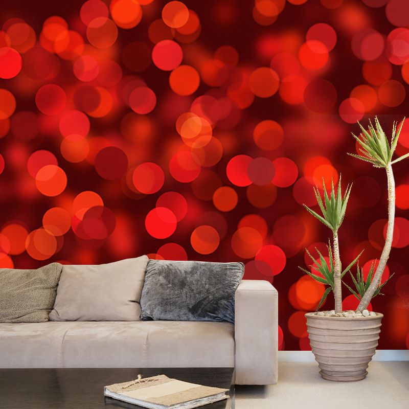 Customized Bokeh Mural Wall Decor Eco-friendly Wallpaper for Dining Room