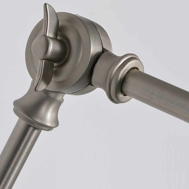 Modern Metal Wall Sconce Minimalist Wall Light Fixture with Adjustable Arm