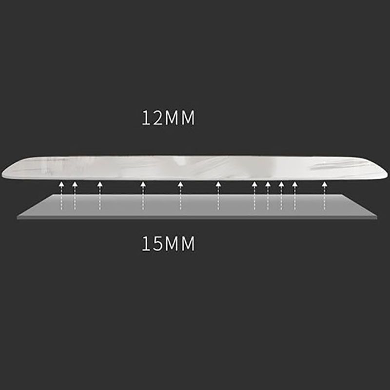 Traditional Luxury Table White Stone Rectangle Dining Table for Home
