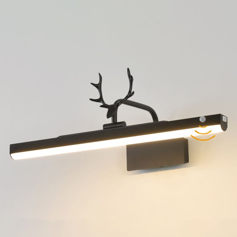 Linear Vanity Lighting Modern Style Metal 1 Light Vanity Sconce Lights